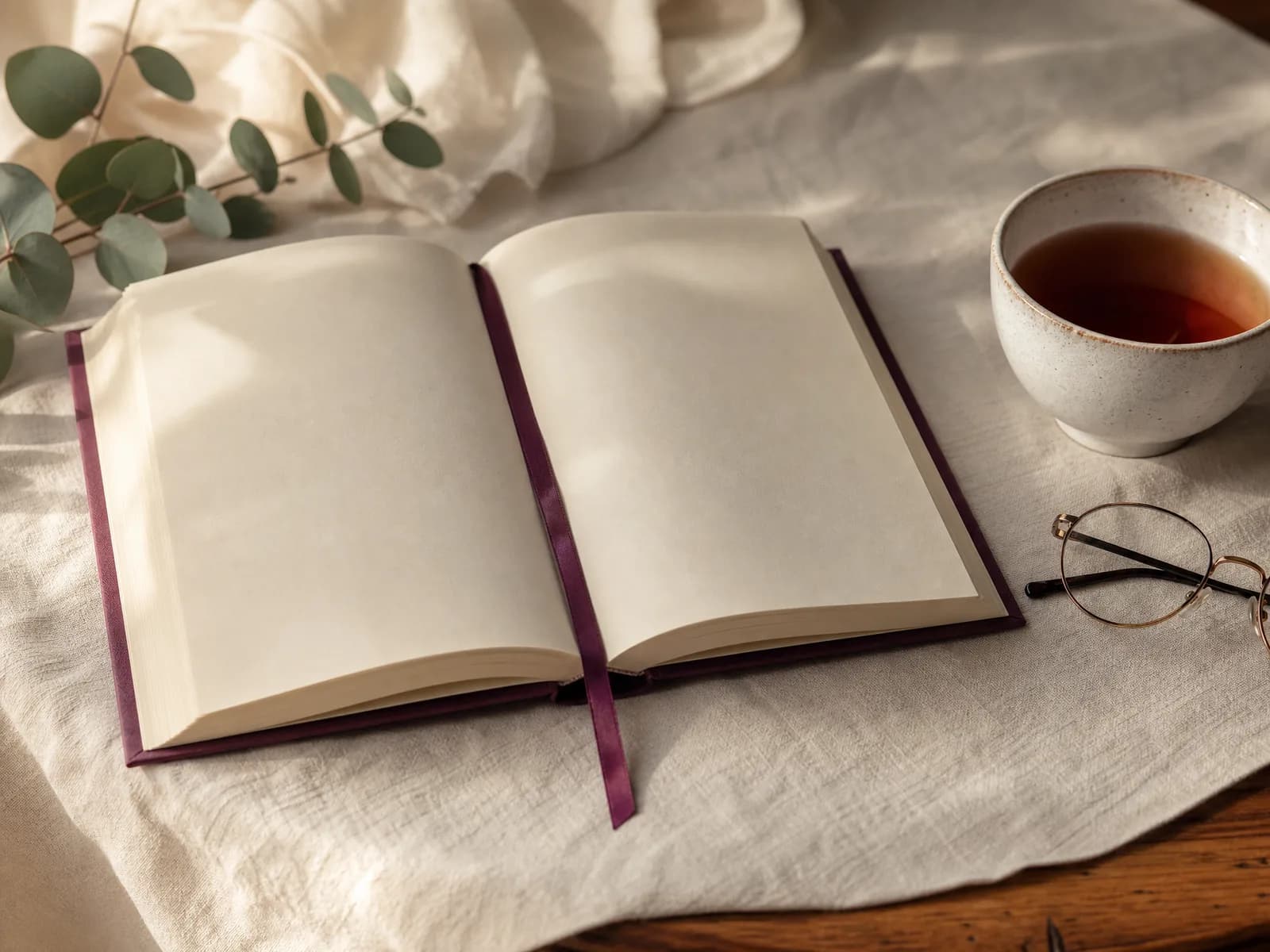 A copy of The Vital Way resting on a table in warm afternoon light