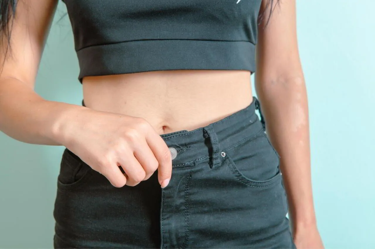 Woman flatter stomach