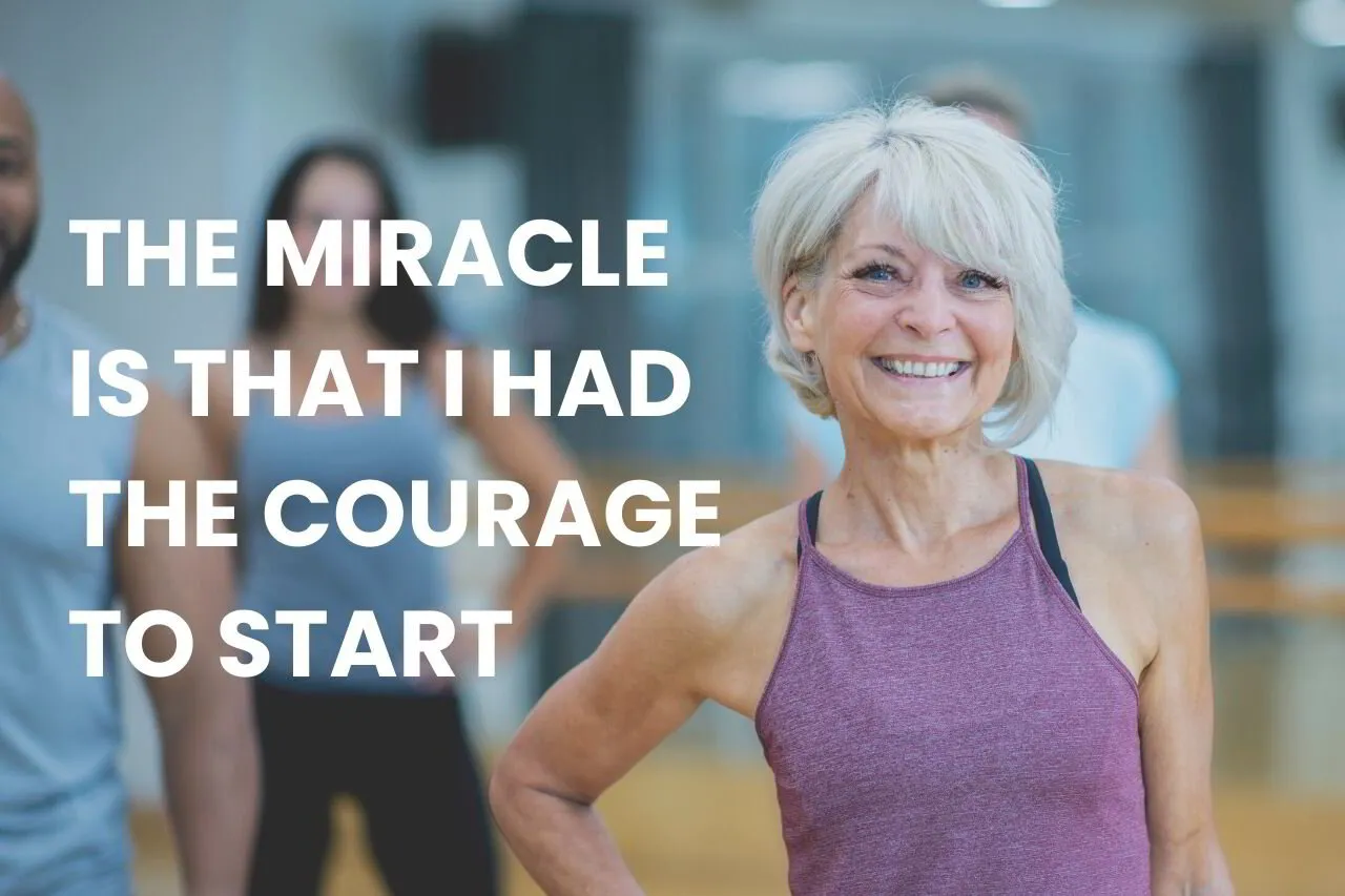 The miracle is that I have courage